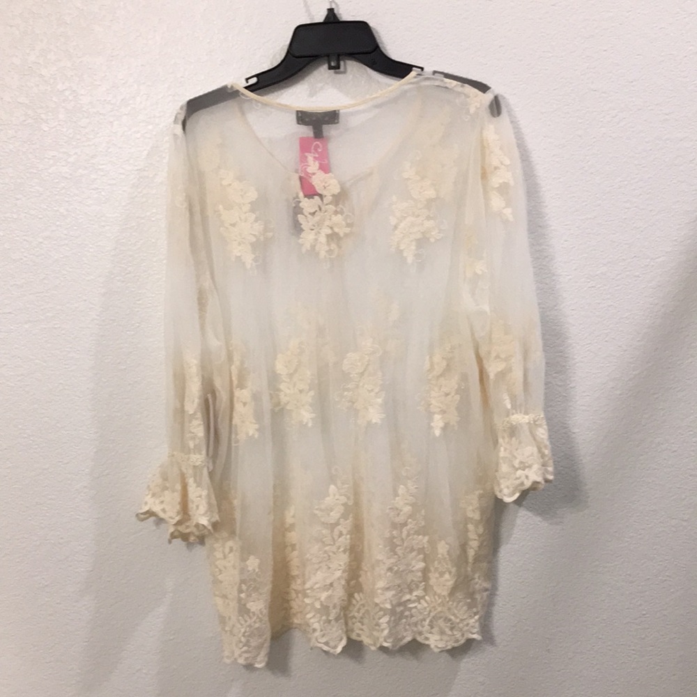 Karen Kane Blouse. - Picture 6 of 12